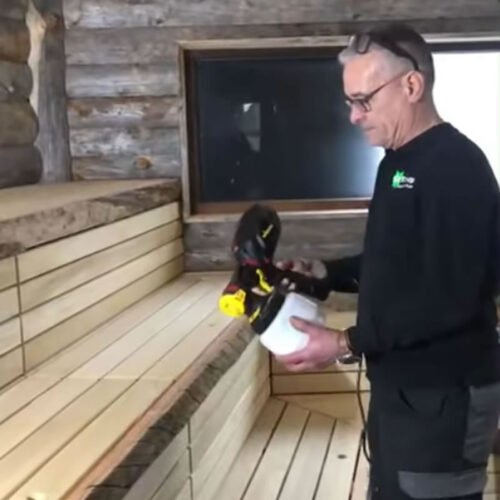 Houtbehandeling Sauna